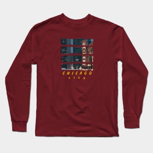 Chicago Night Long Sleeve T-Shirt